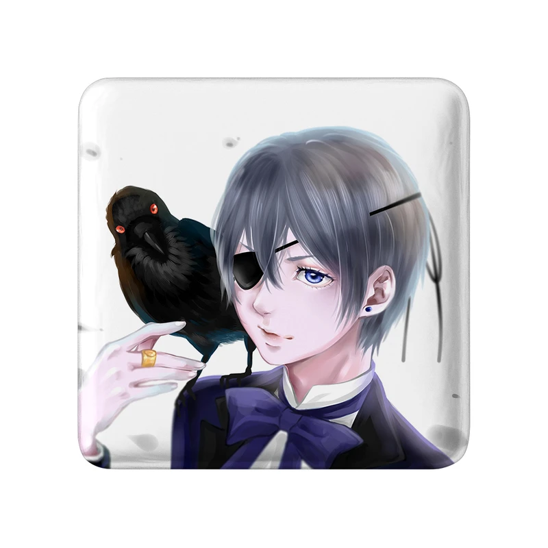 مگنت خندالو طرح شیل انیمه خادم سیاه کد 16318