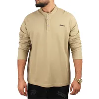 پولوشرت آستین بلند یقه گرد مردانه مدل dkmvrkrm