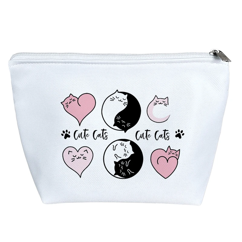 کیف لوازم آرایش دخترانه خندالو مدل گربه کد 1831