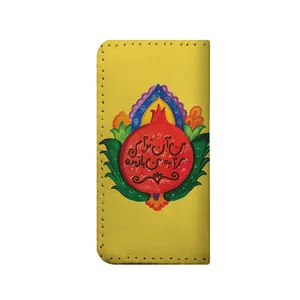 کیف پول چرمی ترمه طراحان ایده مدل من آن توام کد snm005