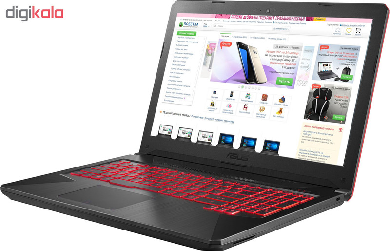 لپ تاپ 15 اینچی ایسوس مدل FX504GD-F