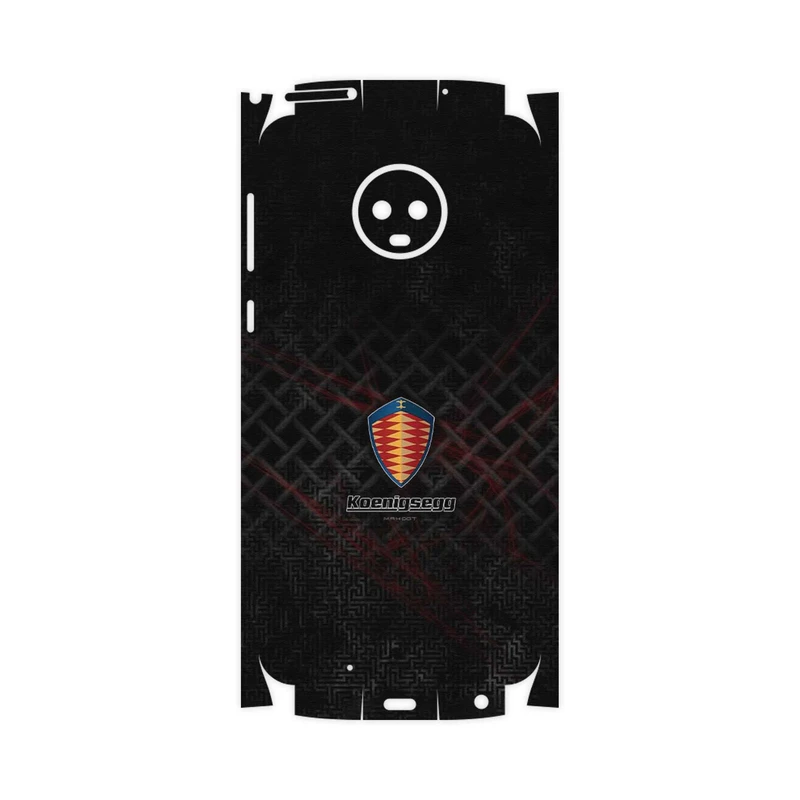 برچسب پوششی ماهوت مدل Koenigsegg Automotive AB-FullSkin مناسب برای گوشی موبایل موتورولا Moto G6