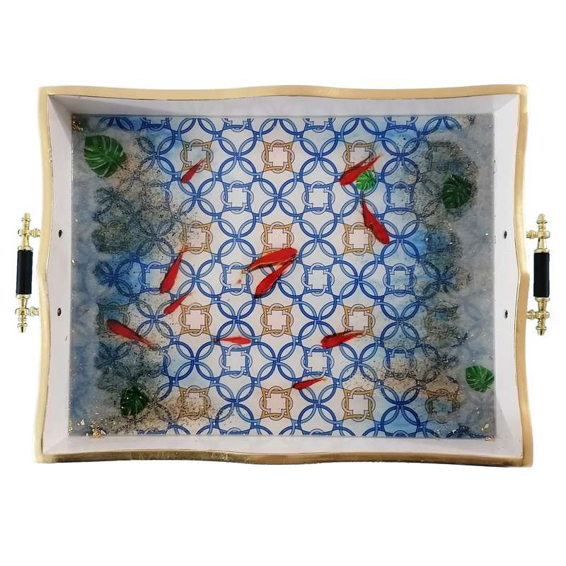 سینی مدل حوض ماهی کد SB5