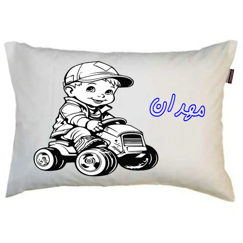 بالش ناریکو مدل کودک طرح پسرانه اسم مهدان کد 0569