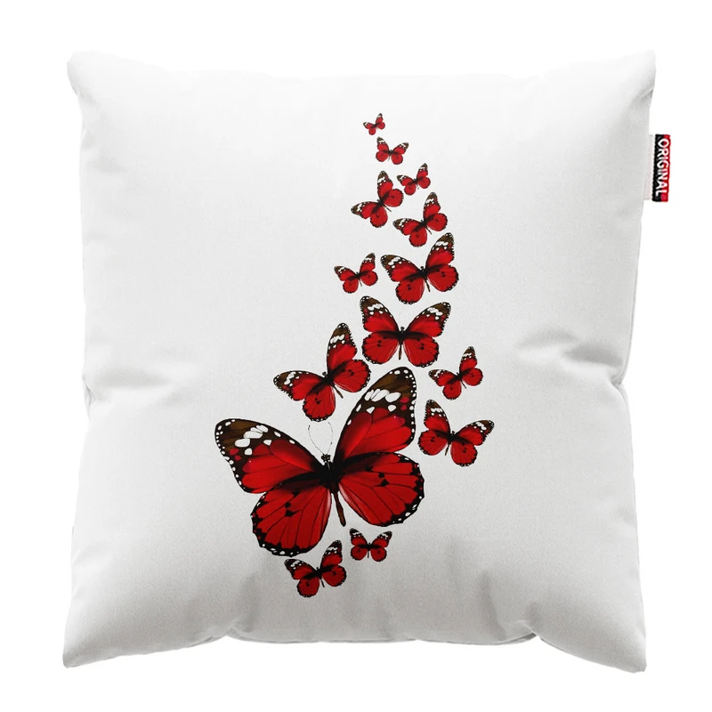 کوسن پاد آفرین طرح پروانه کد 1457 سایز 30*30 سانتی متر