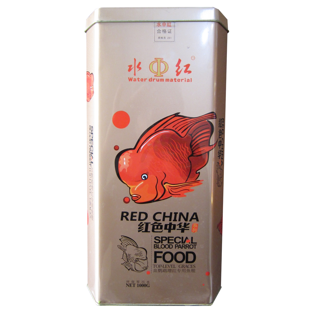 غذای ماهی رد چاینا مدل Blood Parrot Foodمقدار 1000 گرم