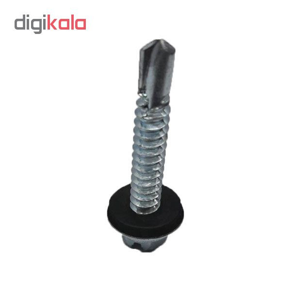 پیچ شیروانی سر مته دار مدل 20-14بسته 500 عددی