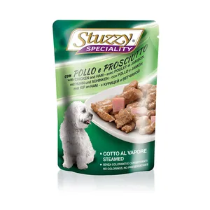 پوچ سگ استوزی مدل Pouch Chicken & Ham-57314 با طعم مرغ و گراز وزن 100 گرم