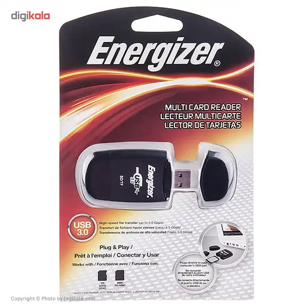 کارت خوان SD انرجایزر مدل ENR-CRP3SD