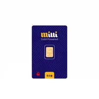 شمش طلا 18 عیار میلی گالری مدل MT1786 - 0/5G 