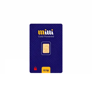 شمش طلا 18 عیار میلی گالری مدل MT1786 - 05G