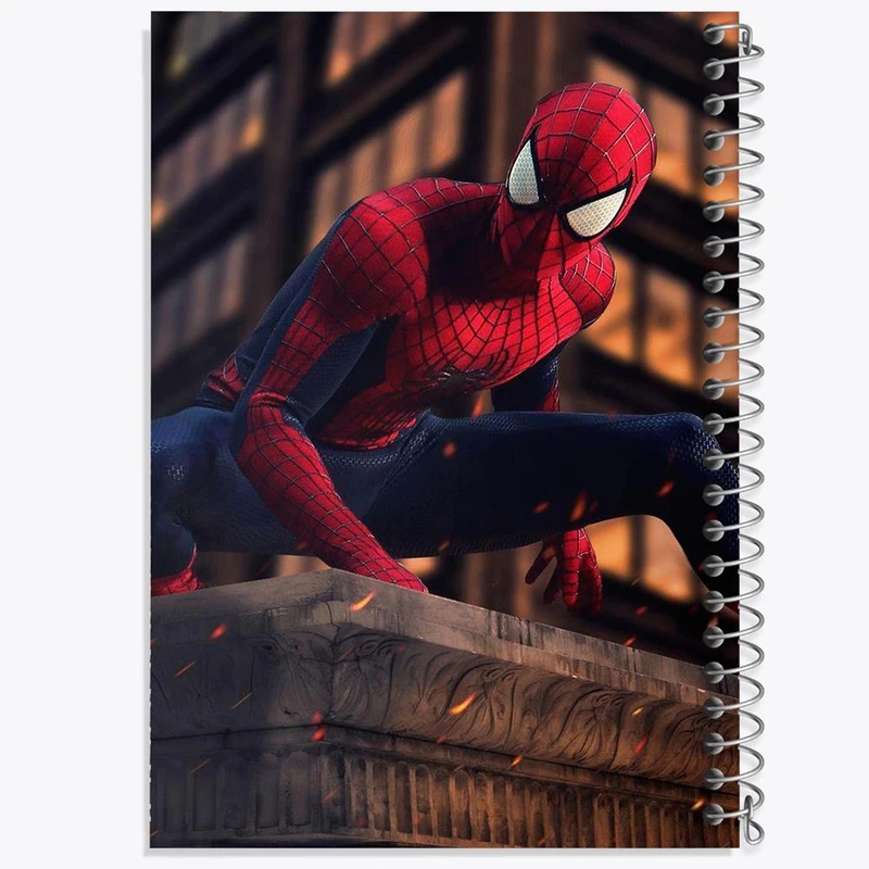 دفتر مشق 50 برگ خندالو مدل مرد عنکبوتی Spider Man  کد 13161