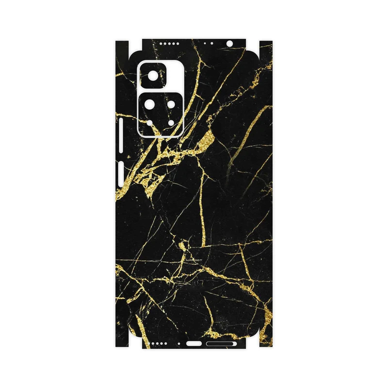برچسب پوششی ماهوت مدل Graphite_Gold_Marble-FullSkin مناسب برای گوشی موبایل شیائومی Redmi Note 11 Pro Plus 5G