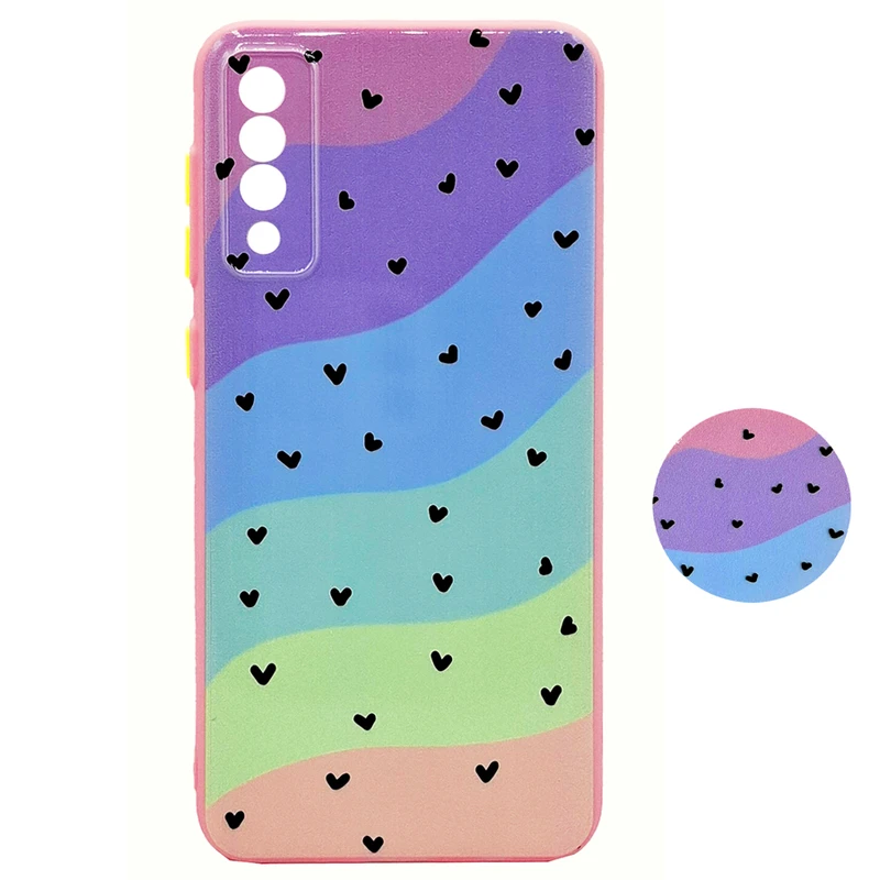 کاور مدل 7RANG UV مناسب برای گوشی موبایل سامسونگ Galaxy A50/A50s/A30s به همراه پاپ سوکت