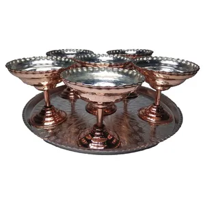 بستنی خوری مسی کد mk2 بسته 6عددی