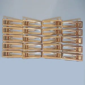 گیره مو دخترانه مدل انبری مستطیل بسته 20 عددی