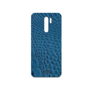 MAHOOT Blue-Crocodile-Leather Cover Sticker for Samsung Galaxy M01
