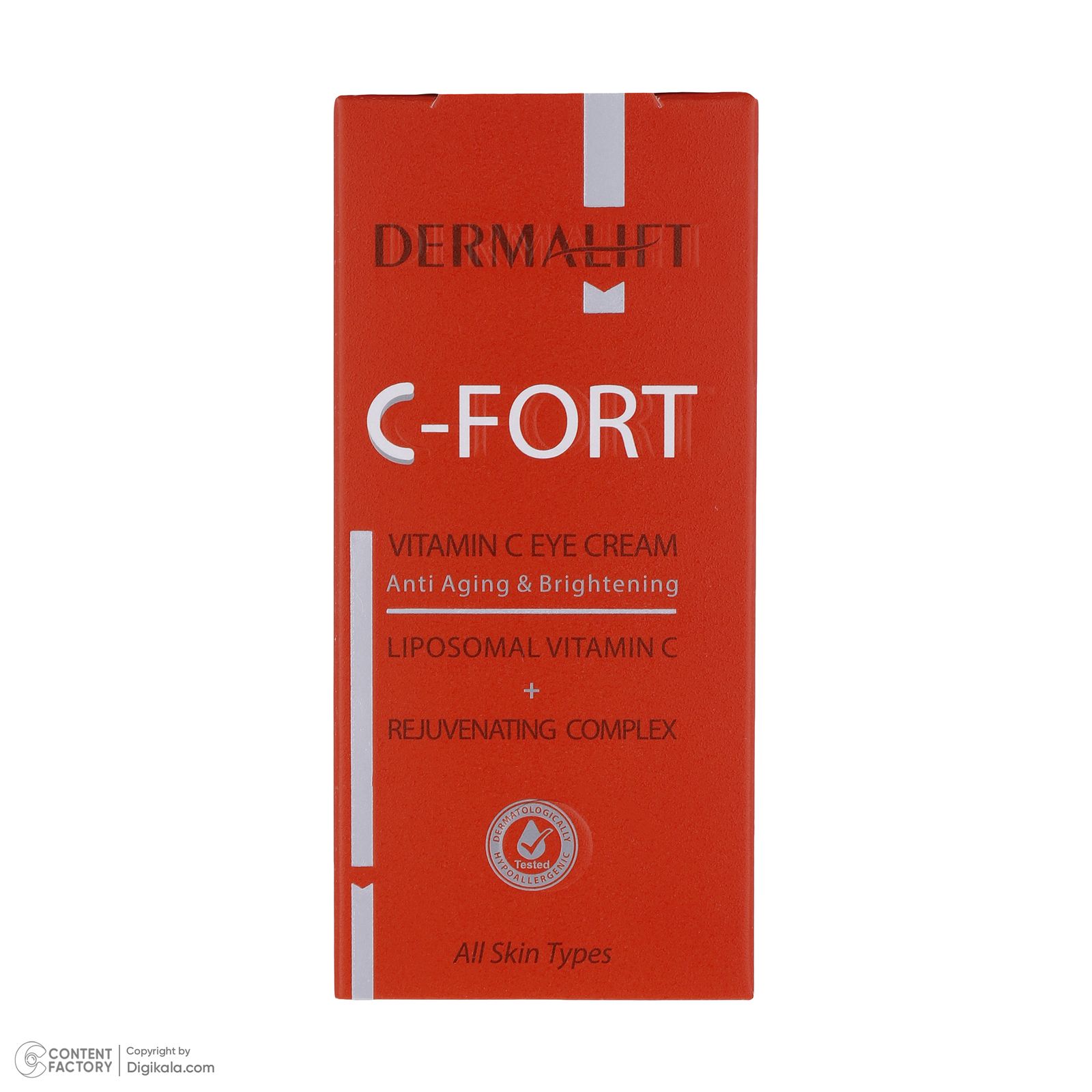 کرم دور چشم درمالیفت مدل C-FORT حجم 15 میلی لیتر -  - 5