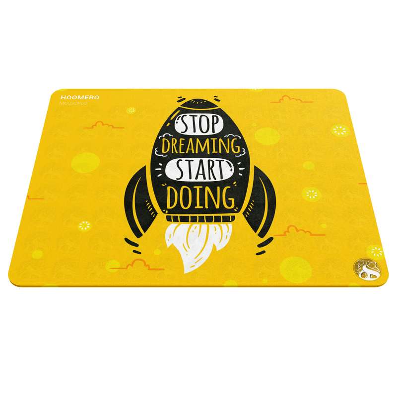 ماوس پد هومرو مدل A6341 طرح بیزینس و جملات انگیزشی