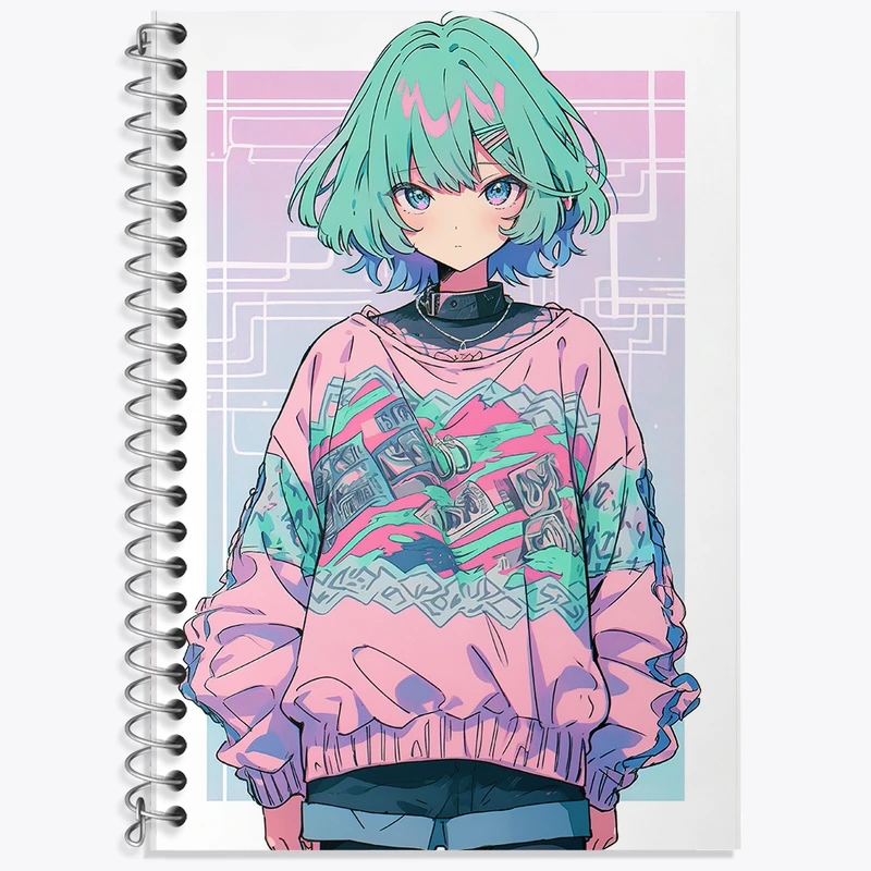 دفتر لغت 50 برگ خندالو طرح دخترانه کد F602