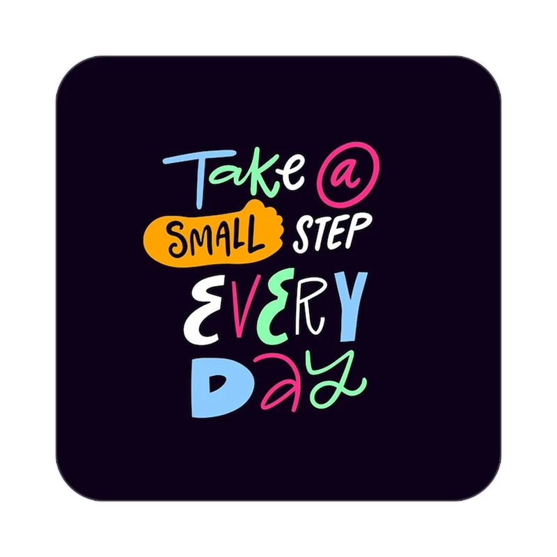 زیر لیوانی کاکتی طرح جملات انگیزشی و مثبت مدل mp25097