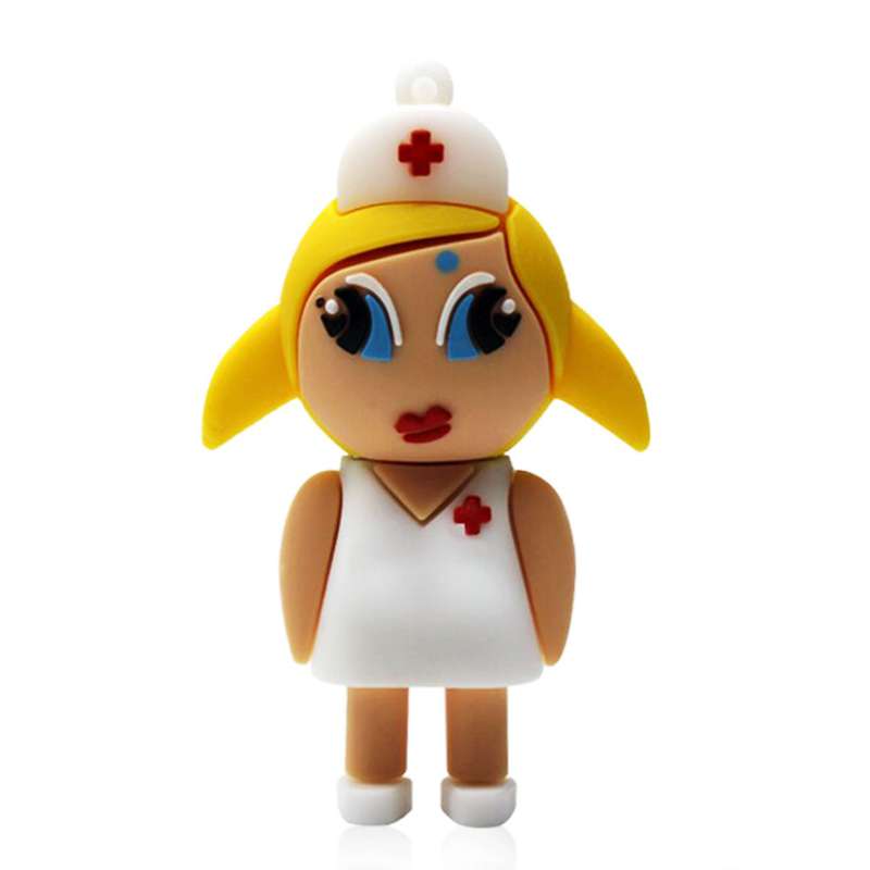 فلش مموری طرح دختر پرستار مدل UL-Nurse ظرفیت 8 گیگابایت