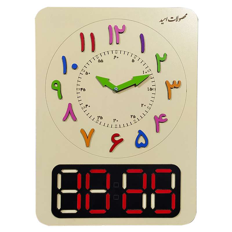 بازی آموزشی محصولات امید مدل ساعت کد MO231