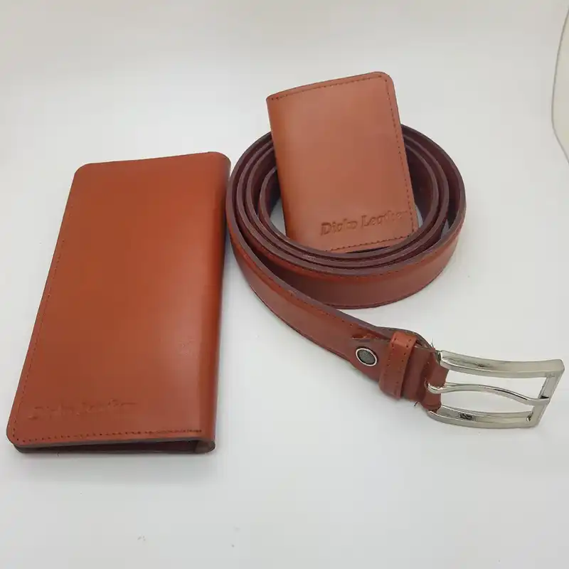 ست هدیه مردانه چرم دیاکو مدل Salvador