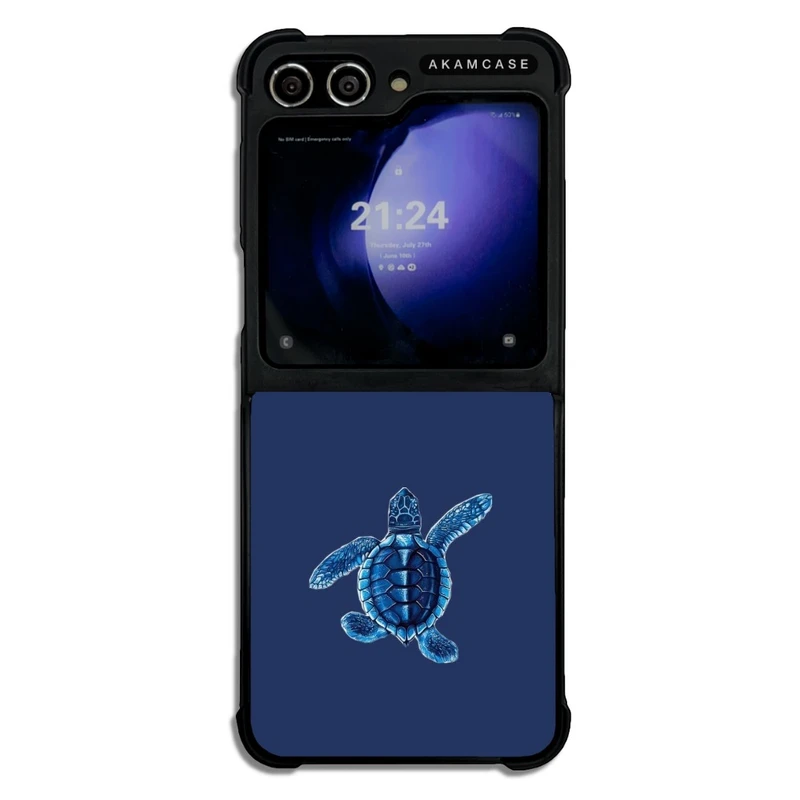 کاور آکام مدل AMC-WSGZFLIP5-BLUE-7 مناسب برای گوشی موبایل سامسونگ Galaxy Z Flip 5