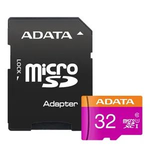 کارت حافظه‌ microSDHC ای دیتا مدل Premier کلاس 10 استاندارد UHS-I U1 سرعت 80MBps ظرفیت 32 گیگابایت به همراه با آداپتور SD
