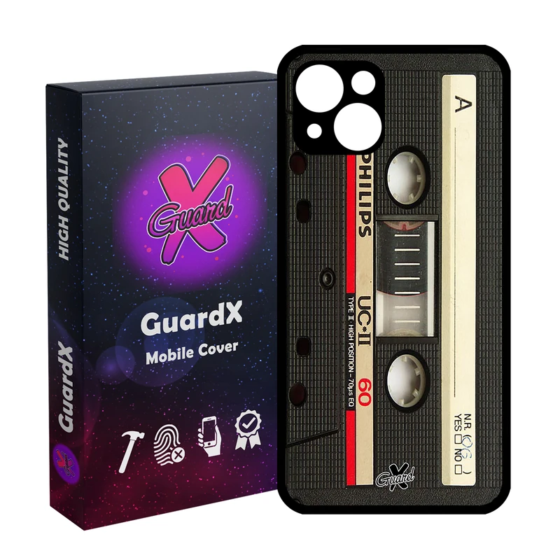 کاور گارد ایکس طرح Cassette مدل Glass10063 مناسب برای گوشی موبایل اپل iPhone 13