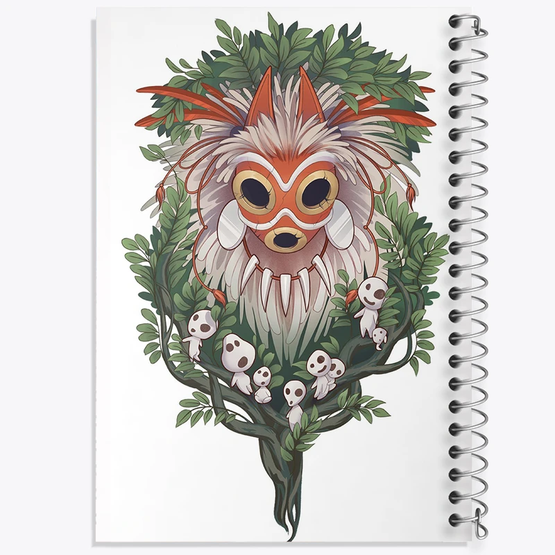 دفتر مشق 50 برگ خندالو طرح سان و کوداما انیمه پرنسس مونونوکه کد 34080