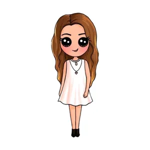 برچسب کنسول بازی مدل دختر کد 1052