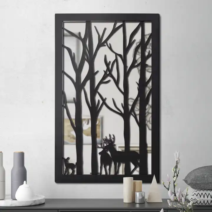 تابلو آینه آتینو طرح گوزن