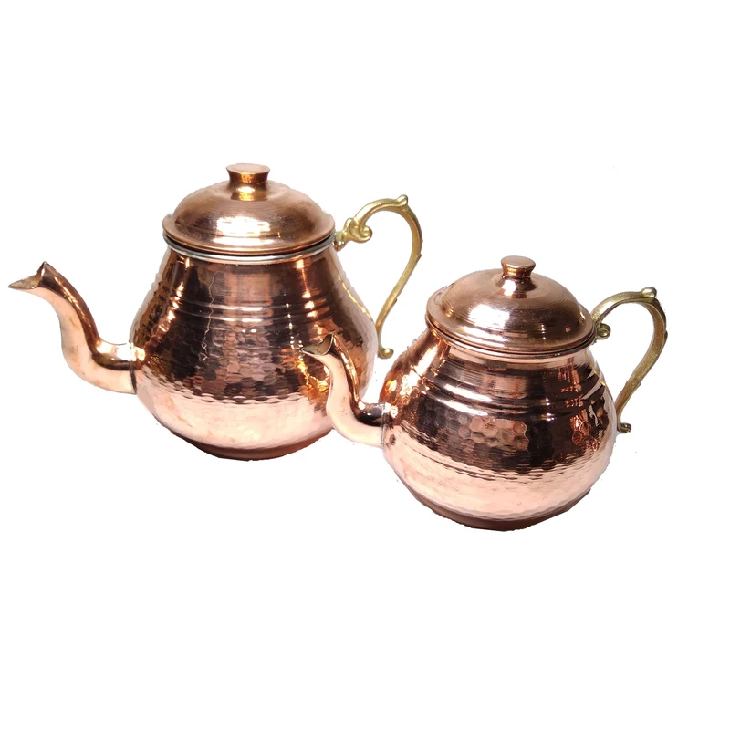 ست کتری و قوری مسی کد mk4