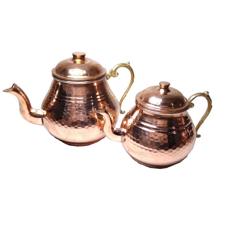ست کتری و قوری مسی کد mk4