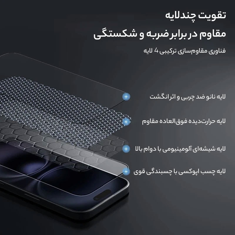 محافظ صفحه نمایش بوف مدل Black Fighter مناسب برای گوشی موبایل سامسونگ Galaxy A57 / S25 Fe