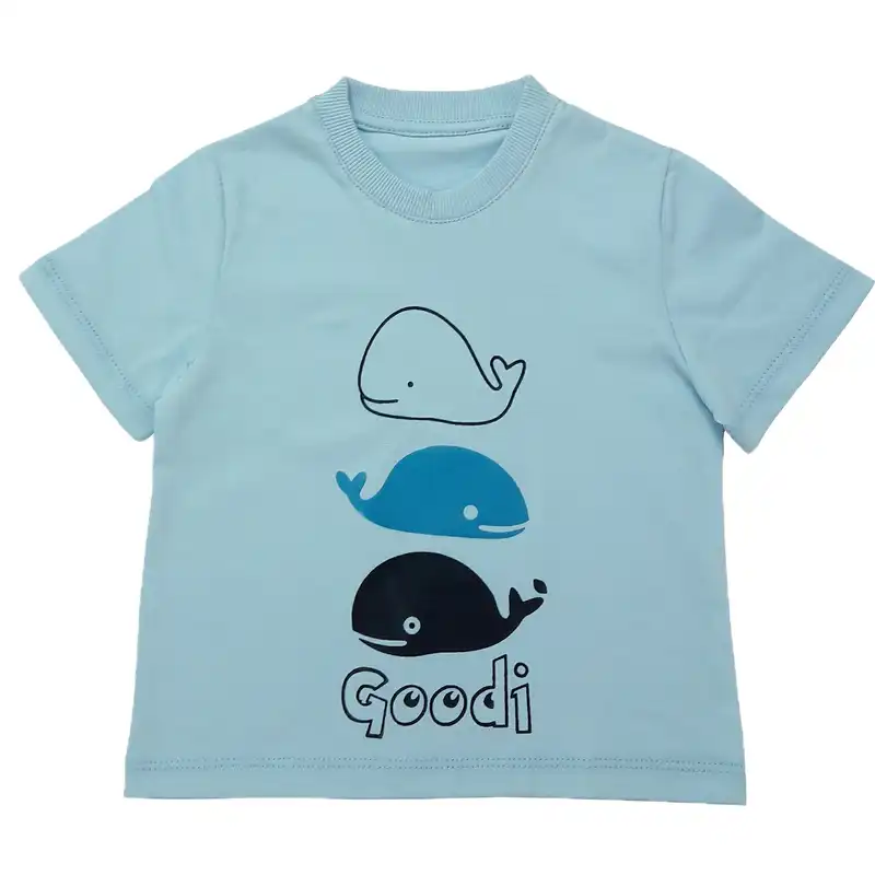 تی شرت آستین کوتاه پسرانه مدل نهنگ