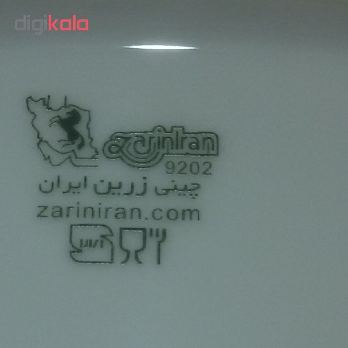 سرویس چای خوری 12 پارچه چینی زرین ایران سری ایتالیا اف مدل ریوا درجه عالی main 1 3