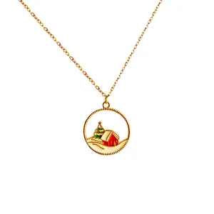 گردنبند زنانه مدل کریسمس