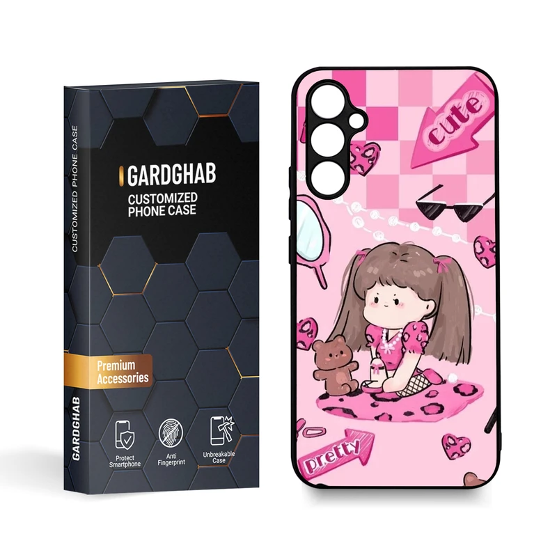 کاور گارد قاب مدل دورژله ای دخترانه مناسب برای گوشی موبایل سامسونگ Galaxy A34