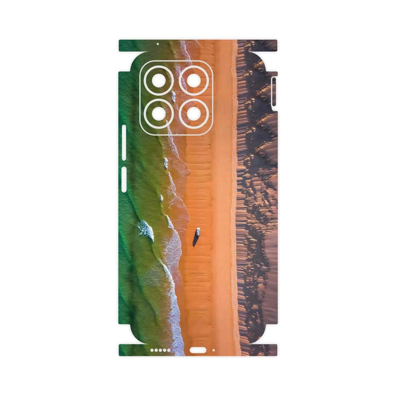 برچسب پوششی ماهوت مدل Beach and Green Sea-FullSkin مناسب برای گوشی موبایل آنر X8b