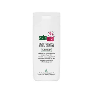 لوسیون مرطوب کننده بدن سبامد مدل moisturizing حجم 200 میلی لیتر