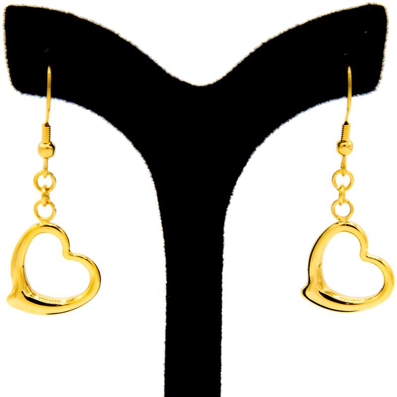 گوشواره بهارگالری مدل قلب کد 207056 گوشواره بهارگالری مدل قلب کد 207056