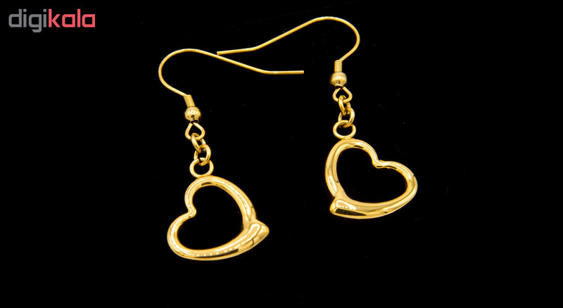 گوشواره بهارگالری مدل قلب کد 207056 گوشواره بهارگالری مدل قلب کد 207056