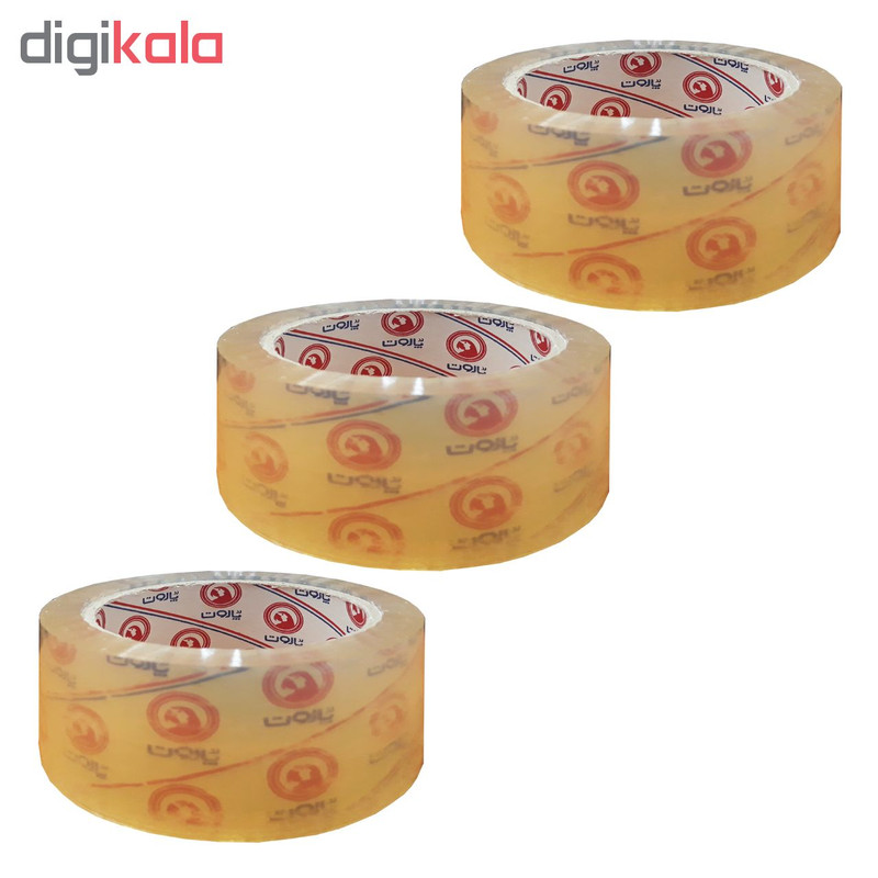 چسب پهن نواری پاروت عرض 5 سانتی متر بسته 3 عددی