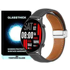 Glassthick band model Mag Leather GL TW suitable for Kieslect Size 22mm Kr / Kr2 / Kr pro smartwatch