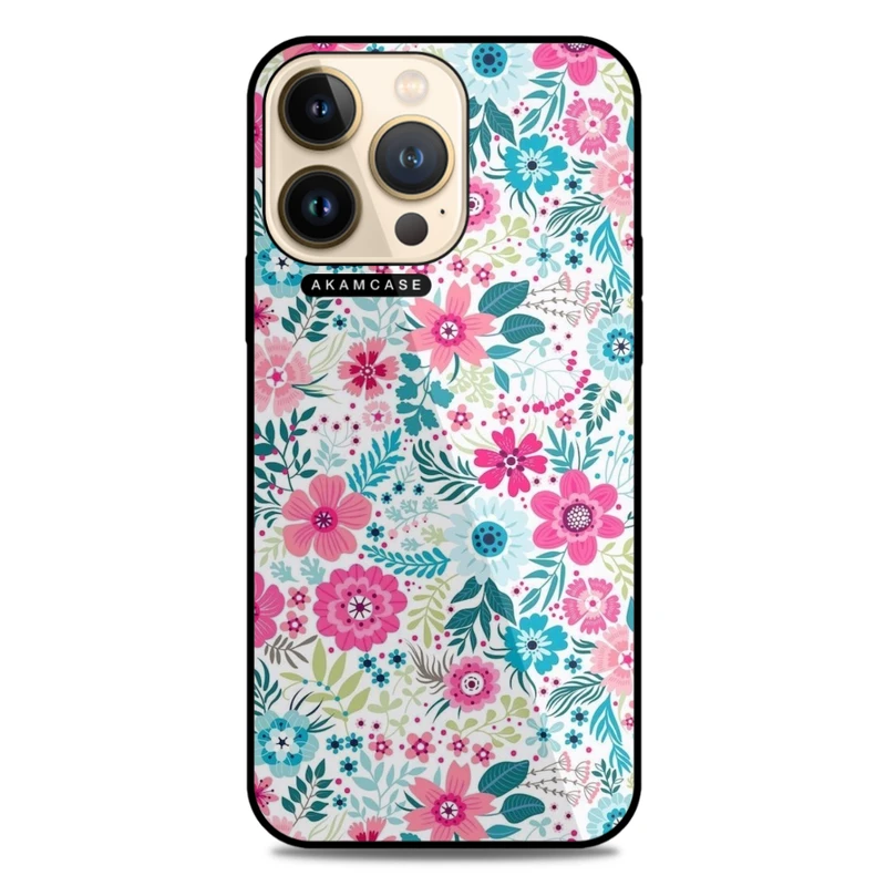 کاور آکام مدل AMC-WA13PRO-FLOWERS2 مناسب برای گوشی موبایل اپل iPhone 13 Pro