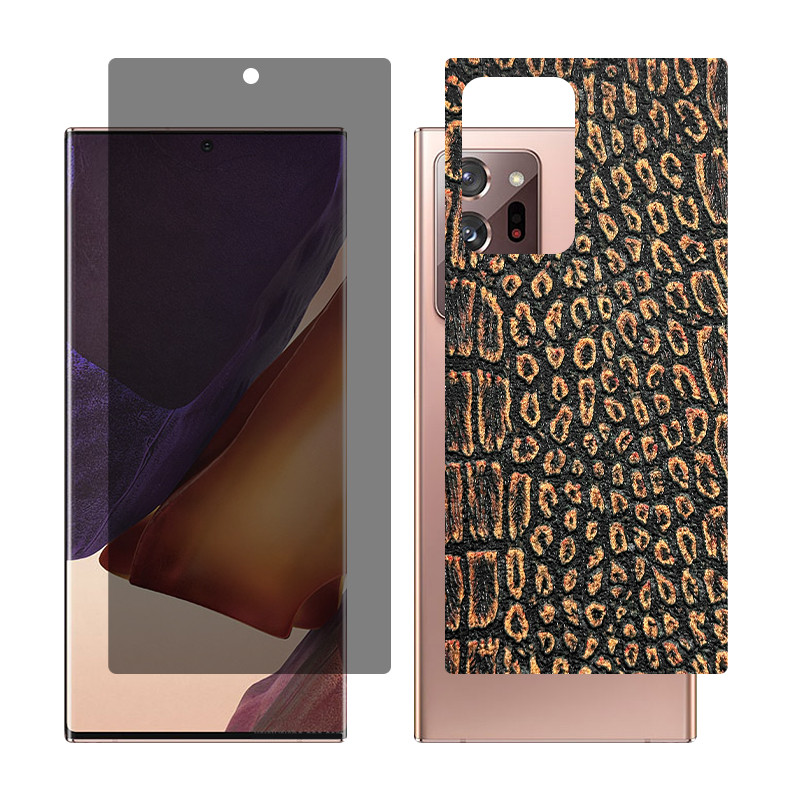 محافظ صفحه نمایش حریم شخصی گلس مدل Together مناسب برای گوشی موبایل سامسونگ Galaxy Note20 Ultra 5G به همراه برچسب پوششی