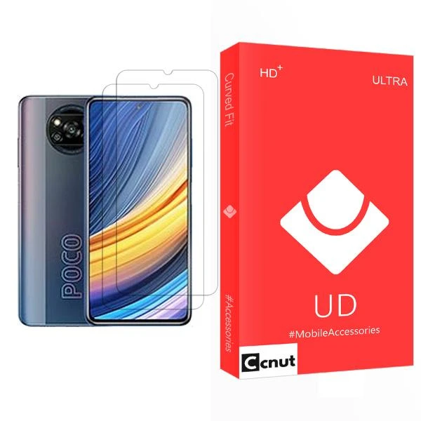 محافظ صفحه نمایش کوکونات مدل UD Ultra MIX002 مناسب برای گوشی موبایل شیائومی Poco X3 Pro بسته دو عددی